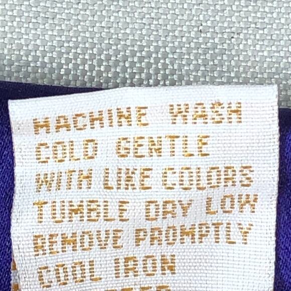 Victorias Secret Satin Lace Nightgown Small Purple Floral Button Up Womens - Picture 12 of 16